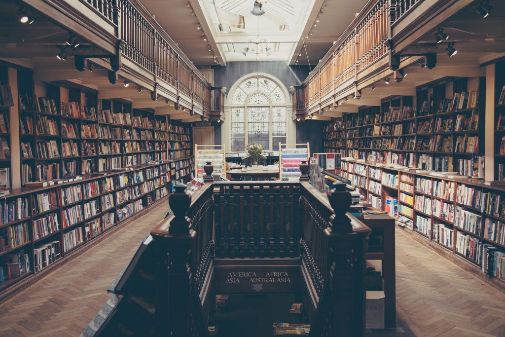 図書館の2階