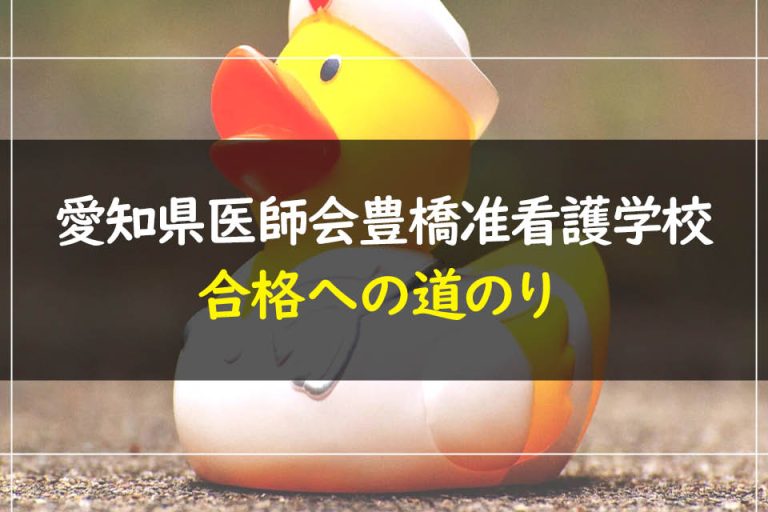 愛知県医師会豊橋准看護学校合格への道のり