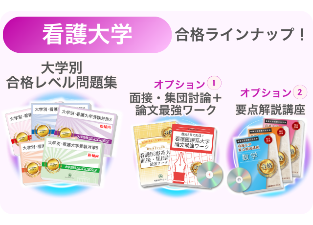 看護大学合格ラインナップ！