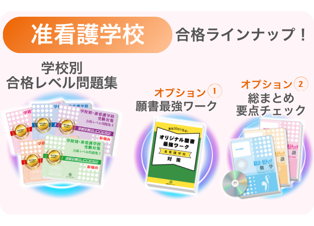 准看護学校合格ラインナップ！